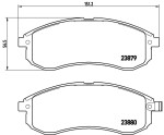 BREMBO Piduriklotsi komplekt,  ketaspidur PRIME LINE P 54 033