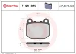 BREMBO Piduriklotsi komplekt,  ketaspidur PRIME LINE P 59 025