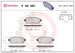BREMBO  Piduriklotsi komplekt,ketaspidur PRIME LINE P 59 087