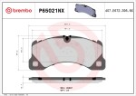 BREMBO Piduriklotsi komplekt, ketaspidur XTRA LINE - Ceramic P65021NX