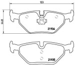 BREMBO  Piduriklotsi komplekt,ketaspidur PRIME LINE P 71 006