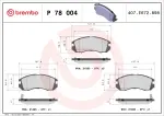 BREMBO Piduriklotsi komplekt,  ketaspidur PRIME LINE P 78 004
