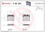 BREMBO Piduriklotsi komplekt,  ketaspidur PRIME LINE P 85 027