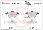 BREMBO  Piduriklotsi komplekt,ketaspidur P 85 097