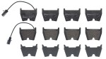 BREMBO Piduriklotsi komplekt,  ketaspidur PRIME LINE P 85 132