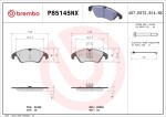 BREMBO Piduriklotsi komplekt,  ketaspidur XTRA LINE - Ceramic P85145NX