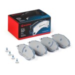 BREMBO Piduriklotsi komplekt,  ketaspidur BEYOND LINE - EV P 85 166E