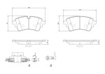 BREMBO Piduriklotsi komplekt,  ketaspidur XTRA LINE - Ceramic P85185NX