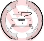 BREMBO Käsipiduri klotsid (seisupidur) ESSENTIAL LINE S 50 515