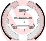 BREMBO Käsipiduri klotsid (seisupidur) ESSENTIAL LINE S 50 518