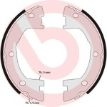BREMBO Käsipiduri klotsid (seisupidur) ESSENTIAL LINE S A6 506