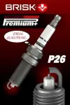 BRISK  Süüteküünal P26 Iridium Premium+ 1977