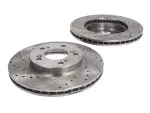 Suure efektiivsusega piduriketas, 2tk, SPEEDMAX, Puuritud-Sisselõige, Esiosa ; Parem/Vasak, välisläbimõõt 282 mm, paksus 23 mm, sobib: ACURA LEGEND, LEGEND II, RL 1.6-3.5 01.87-