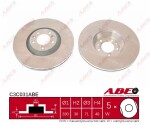 piduriketas esimene vasak/parem CITROEN C6; PEUGEOT 407, 407 SW, 607 2.0-3.0 02.00-