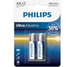 батарейка Philips LR03/AAA 1,5В ультра щелочная 2 шт.