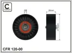 CAFFARO Pingutusrull,  soonrihm 120-00