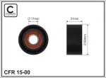 CAFFARO Seade-/juhtrull,  soonrihm 15-00