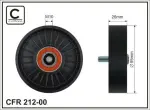 CAFFARO Seade-/juhtrull,  soonrihm 212-00
