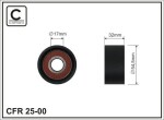 CAFFARO Seade-/juhtrull,  hammasrihm 25-00