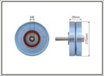 CAFFARO Seade-/juhtrull, soonrihm 285-01