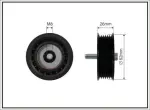 CAFFARO Seade-/juhtrull,  soonrihm 317-00