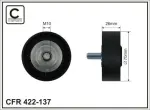 CAFFARO Seade-/juhtrull,  soonrihm 422-137