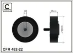 CAFFARO Seade-/juhtrull,  soonrihm 482-22