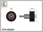 CAFFARO Seade-/juhtrull,  hammasrihm 500280