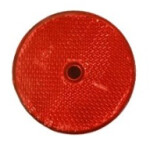 ümmargune helkur punane 60mm