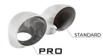 Metallist küünarnukk, siseläbimõõt: 76mm, roostevaba teras