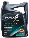 Полностью синтетическое Officialtech 0w-20 c5p 5l api sp,c5, psa b71 2010 г.