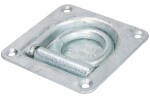 CARGOPARTS koormakinnitus, plaat aasaga 105x85- tsingitud