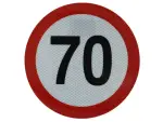 kiirusepiirangu märk kleebis 70km/h