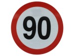 kiirusepiirangu märk kleebis 90km / h