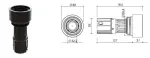 anti-theft overlap for a plug cargo-zp062