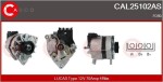 CASCO Generaator Brand New HQ 12V CAL25102AS