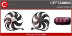CASCO Ventilaator,  mootorijahutus Brand New HQ 12V CEF73305AS