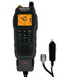 Radio CB PRESIDENT RANDY III (võimsus saatja - 4W, pinge võimsus - 7,4V, kanalite arv - 40, lukustus müra - jah, 66,5x37x152 mm)