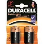 patarei duracell c (r14) aluseline (2 tk. pakendis)