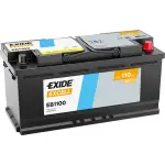 EXIDE 110Ah 850A 394x175x190 -/+ EB1100