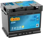 Käivitusaku CENTRA AGM 12V 62Ah 680A CK620