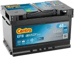  Стартерная аккумуляторная батарея CENTRA EFB 12V 65Ач 650A CL652