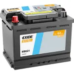 Aku Exide Excell 62Ah 540A 242x175x190 +- EB621
