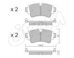 CIFAM Piduriklotsi komplekt,  ketaspidur 822-1129-0