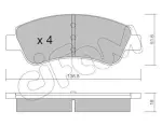 CIFAM  Piduriklotsi komplekt,ketaspidur 822-327-0
