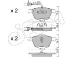 CIFAM Piduriklotsi komplekt,  ketaspidur 822-551-0