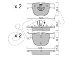 CIFAM Piduriklotsi komplekt,  ketaspidur 822-963-0
