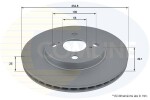COMLINE Piduriketas COATED ADC01107V