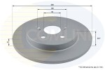 COMLINE Piduriketas COATED ADC01149
