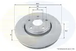 COMLINE Piduriketas COATED ADC01150V